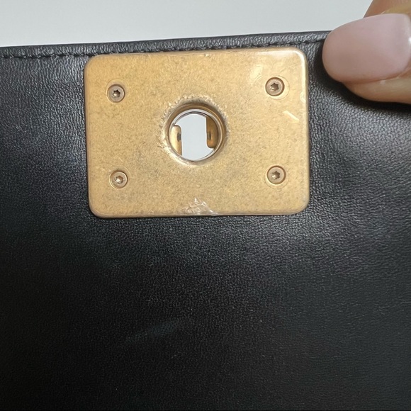 SOLD Chanel Chevron Medium Boy Bag - Picture 10 of 12